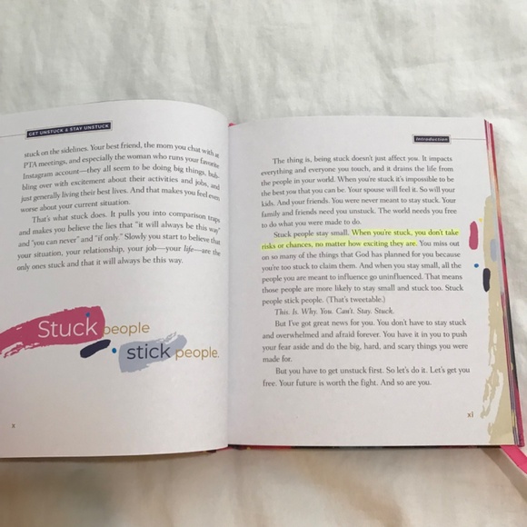 ๐3/$35 Get Unstuck and Stay Unstuck Hardcover Book by Jennifer Allwood - Picture 6 of 8